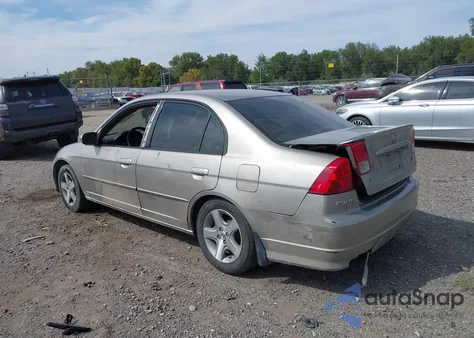 2004 Honda Civic Ex из США, поврежденный, VIN 2HGES267X4H557534